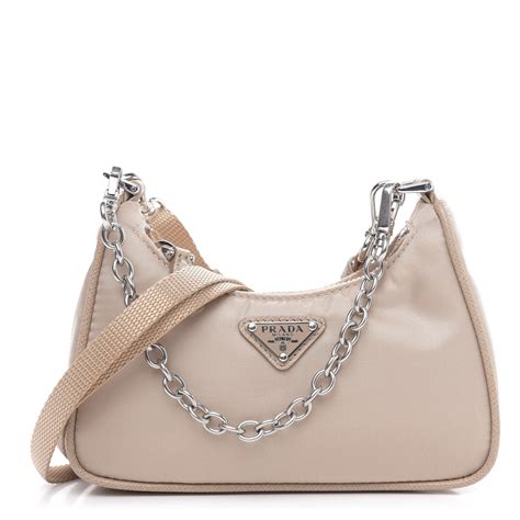 prada beige nylon bag